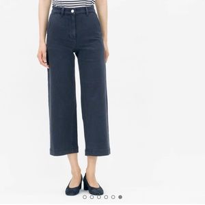 Everlane wide leg crop pant short length